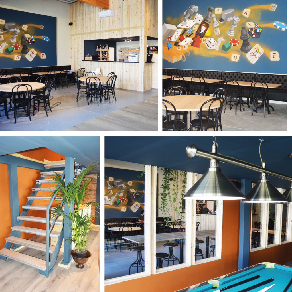 AMÉNAGEMENT D’UN BAR À JEUX DE SOCIÉTÉ Joly Concept